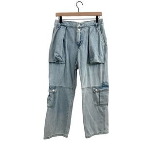 Wide Leg Light Blue Jeans